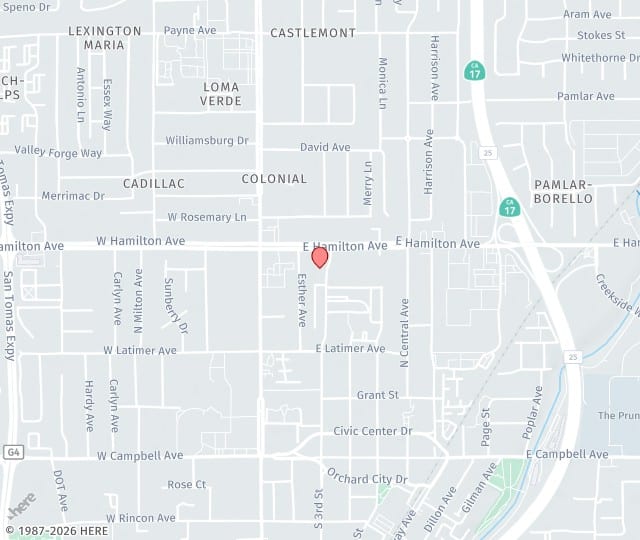Location Map: 399 N 3rd Street, Suite 202 Campbell, California 95008