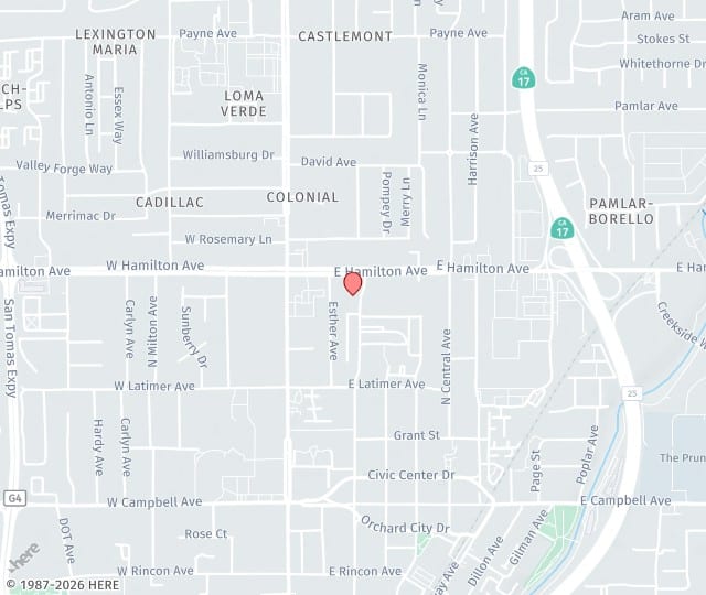 Location Map: 399 N 3rd Street, Suite 202 Campbell, California 95008